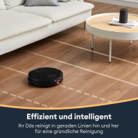 Robotický vysavač Ultenic D6s s mopem, SonicTrue Vibration Mopping, 3000Pa silné sání, Super Slim, APP Control, kompatibilní s A