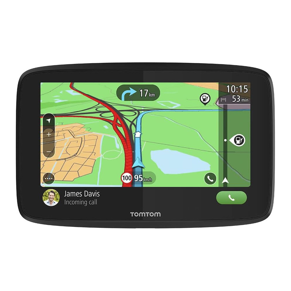 Satelitní navigace do auta TomTom GO Essential, 6", se zkušební verzí upozornění na dopravní zácpy a rychlostní radary díky služ