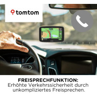 Satelitní navigace do auta TomTom GO Essential, 6", se zkušební verzí upozornění na dopravní zácpy a rychlostní radary díky služ