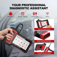 Diagnostické zařízení OBD2 s Bluetooth, diagnostické zařízení Thinkcar 2024 Plus S4, 5 systémových diagnostik (ABS+SRS+ECM+TCM+B