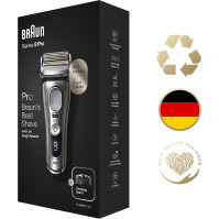 Holicí strojek Braun Series 9 Pro Premium pro muže s holicími hlavami 4+1, elektrický holicí strojek se zastřihovačem ProLift, v