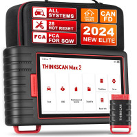 Thinkcar Car Diagnostic Tool,Thinkscan Max2 All System Automotive Scan Tool, OBD2 Scanner Bluetooth With Auto VIN,32G ROM And 28