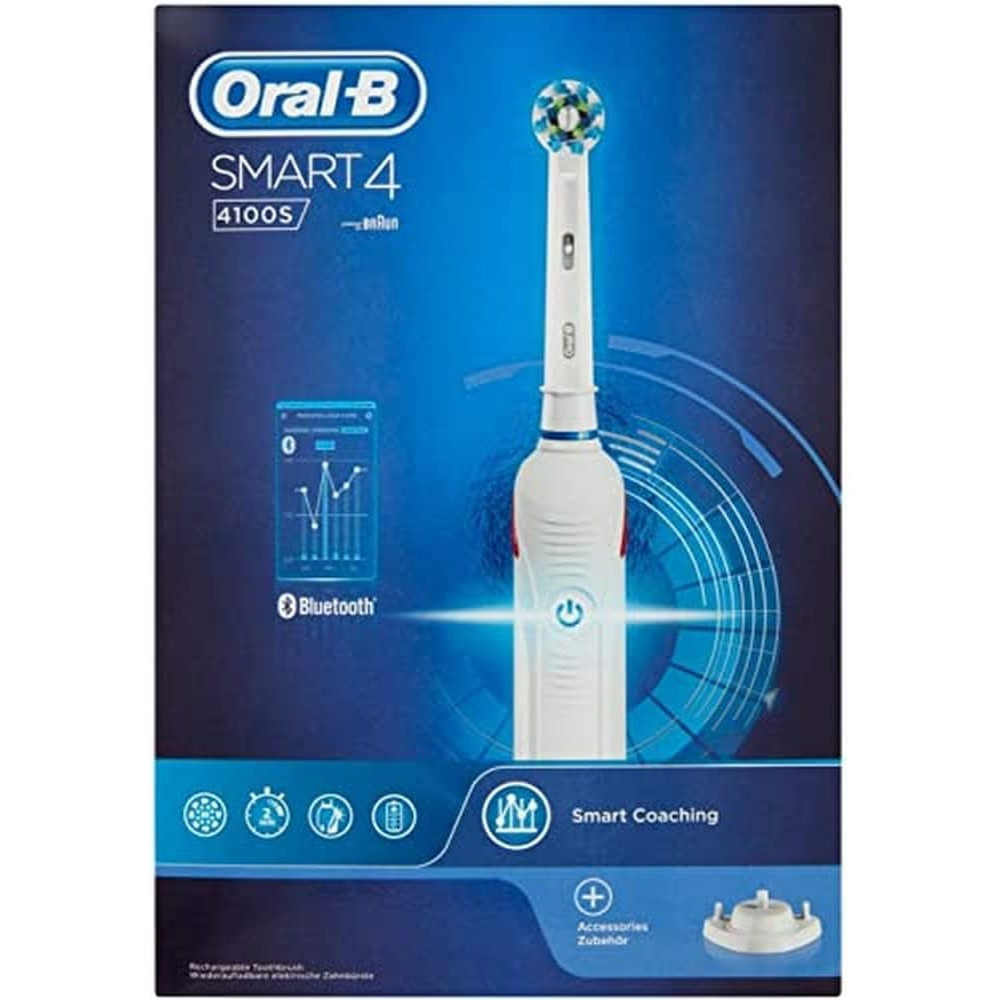 Elektrický zubní kartáček Oral-B Power Smart 4 4100S White, 450 g