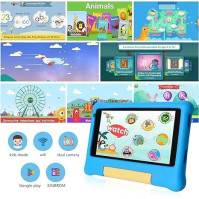 Cheerjoy Tablet Bambini 7 tabletů Android 12 Tablety pro děti, 2GB RAM 32 GB ROM 128 GB Espansione, Ovládání pro děti, Předinsta