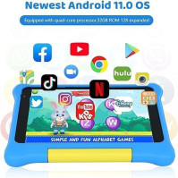 Cheerjoy Tablet Bambini 7 tabletů Android 12 Tablety pro děti, 2GB RAM 32 GB ROM 128 GB Espansione, Ovládání pro děti, Předinsta