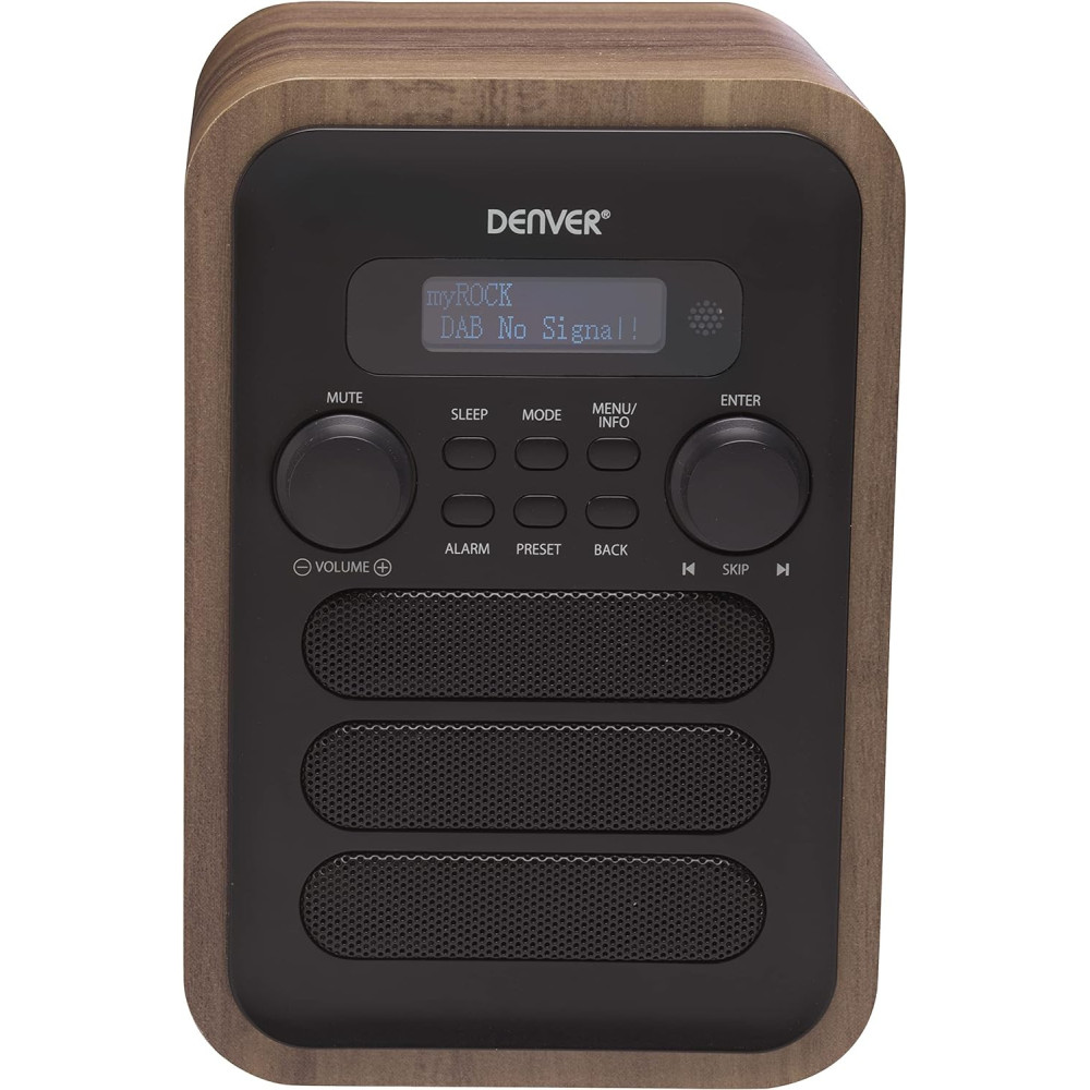 Rádio Denver DAB-48 DAB+ s FM tunerem a Bluetooth, šedé