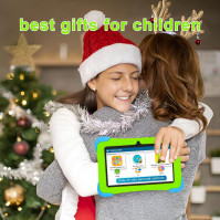 EagleSoar Kids Tablet Android 12 Dětský tablet 7", čtyřjádrový 2GB+32 GB, duální fotoaparát, IPS HD displej, WLAN, Bluetooth, dě