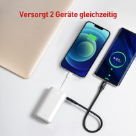 Přenosná nabíječka iWALK 9000mAh Ultrakompaktní power banka s vestavěným kabelem, externí baterie Samll kompatibilní s iPhone 14