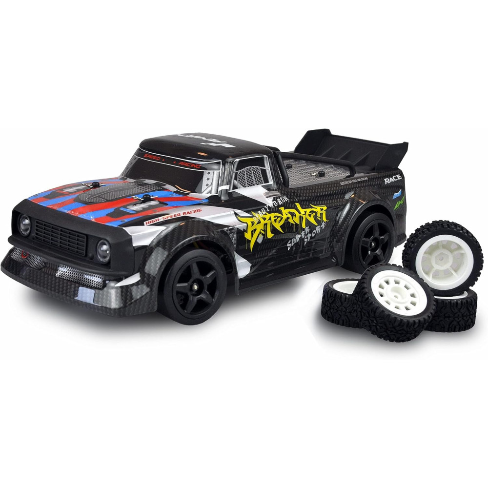 Amewi Drift Sport Car Breaker 1:16, 2.4GHz, RTR, s gyroskopem, černá karbonová barva