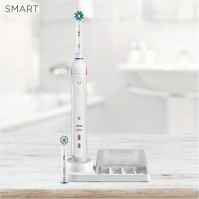 Oral-B Smart 5 5000N CrossAction dobíjecí elektrický zubní kartáček, bílý, 5 režimů včetně bělení, ochrany citlivých zubů a dásn