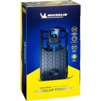 Michelin 92421 Nožní pumpa s digitálním manometrem, 2 válce, černá