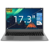 SGIN Laptop 17", 8 GB RAM 512 GB SSD Notebook, Celeron Dual Core, až 2,8 GHz, FHD 1920 x 1080, 2.4/5.0 G WiFi, 4.2 Bluetooth, ro