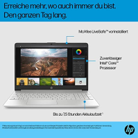 Notebook HP 15,6" displej FHD, Intel Pentium Silver N6000, 8 GB DDR4 RAM, 256 GB SSD, grafika Intel UHD, klávesnice QWERTY, Wind