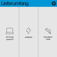 Notebook HP | 17,3" HD+ displej | Intel Celeron N4120 | 8 GB DDR4 RAM | 256 GB SSD | Intel UHD-Graphics | Windows 11 | QWERTZ |