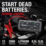 NOCO Boost X GBX75 2500A UltraSafe Car Jump Starter, Jump Starter Power Pack, 12V Battery Booster, přenosná powerbanka, nabíječk