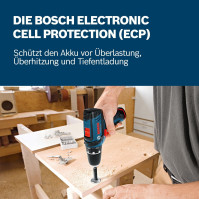 Akumulátorový šroubovák Bosch Professional 12V System GSR 12V-15 (včetně baterie 2x2.0 + nabíječky, 39dílné sady příslušenství,