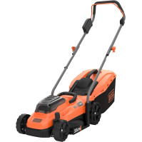 Akumulátorová sekačka na trávu Black+Decker BCMW3318L2 (napájení 2x 18V baterie, 2,5 Ah, záběr 33 cm, pro středně velké trávníky