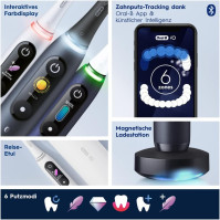 Elektrický zubní kartáček Oral-B iO Series 8/Elektrický zubní kartáček, 6 režimů čištění zubů, magnetická technologie, barevný d