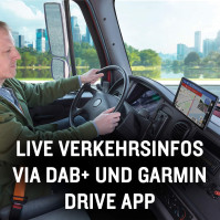 Garmin dēzl LGV700 MT-S - navigace pro nákladní vozidla s 6,95" (17,7 cm) dotykovým displejem a předinstalovanými 3D navigačními