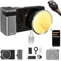 ZHIYUN MOLUS X100 Combo [oficiální] 100W LED COB video světlo 385g studiové světlo s odnímatelnou baterií Grip, Bowens Mount Kit