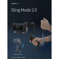 ZHIYUN Weebill 3 Combo [Official] Gimbal Stabilizer pro DSLR a bezzrcadlovky s režimem Sling Mode 2.0, opěrkou zápěstí, vestavěn