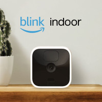 Blink Indoor - bezdrátová HD bezpečnostní kamera s dvouletou výdrží baterie, detekcí pohybu a obousměrným zvukem, spolupracuje s