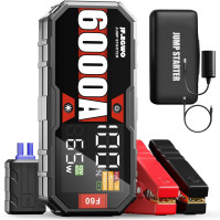 JF.EGWO F60 Jump Starter Powerbank, 6000A 32000mah 12V (všechny benzíny a až 13L nafty) Supersafe přenosný posilovač autobaterie