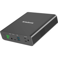 Krisdonia Přenosná nabíječka pro notebooky se síťovým výstupem 27000mAh / 130W Přenosný generátor energie - 1x síťový výstup - 2